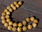 Hand Made Namibian Desert Picture Stone Jasper Beaded Necklace x 1 From Namibia