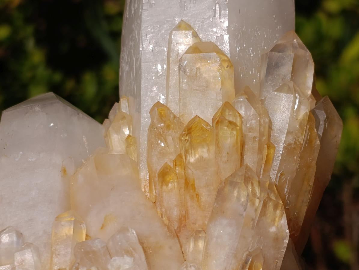 Polished and Natural Beautiful Well Balanced Perfect Candle Quartz Crystal Cluster x 1 From Antsirabe, Madagascar