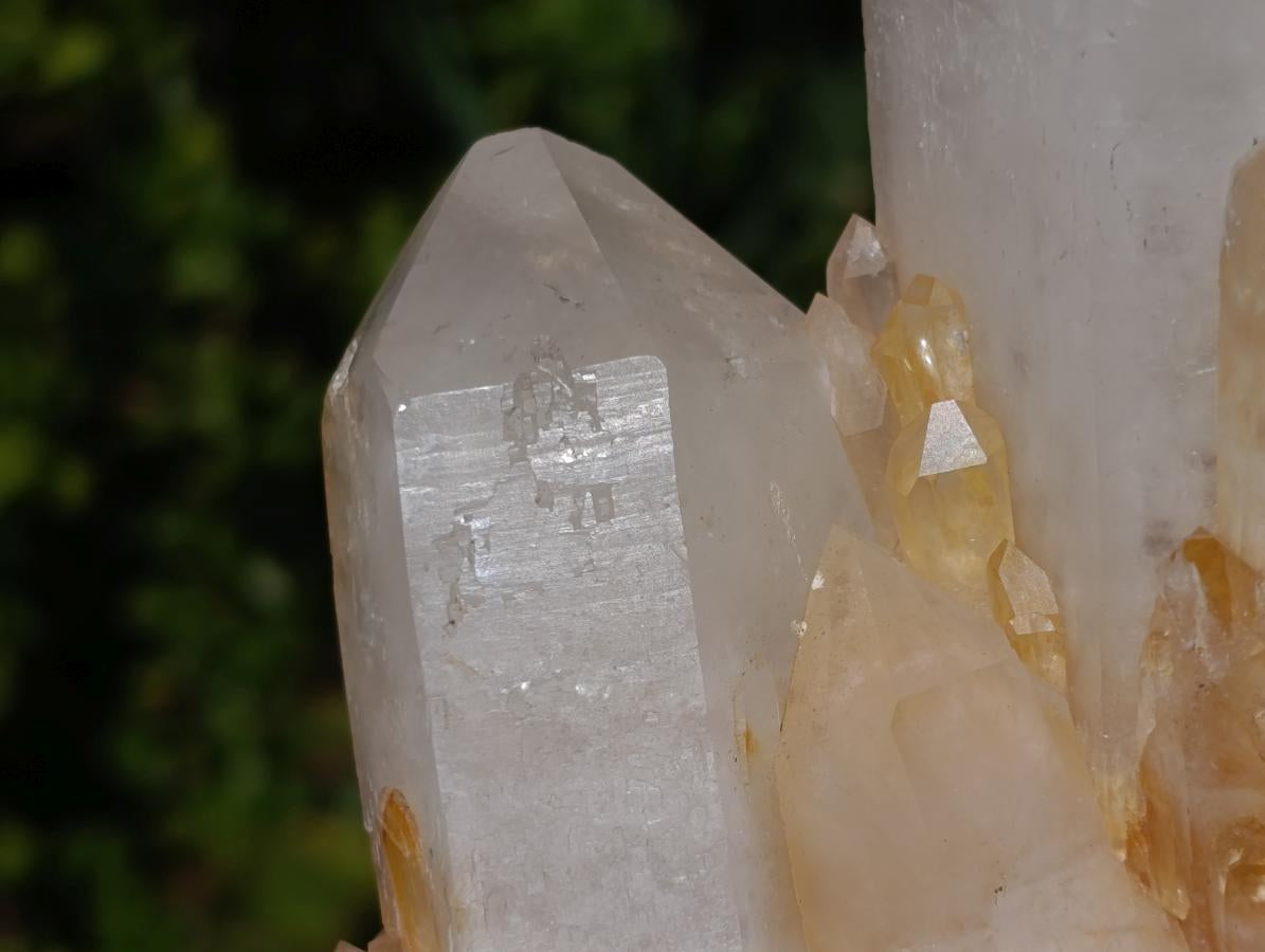 Polished and Natural Beautiful Well Balanced Perfect Candle Quartz Crystal Cluster x 1 From Antsirabe, Madagascar
