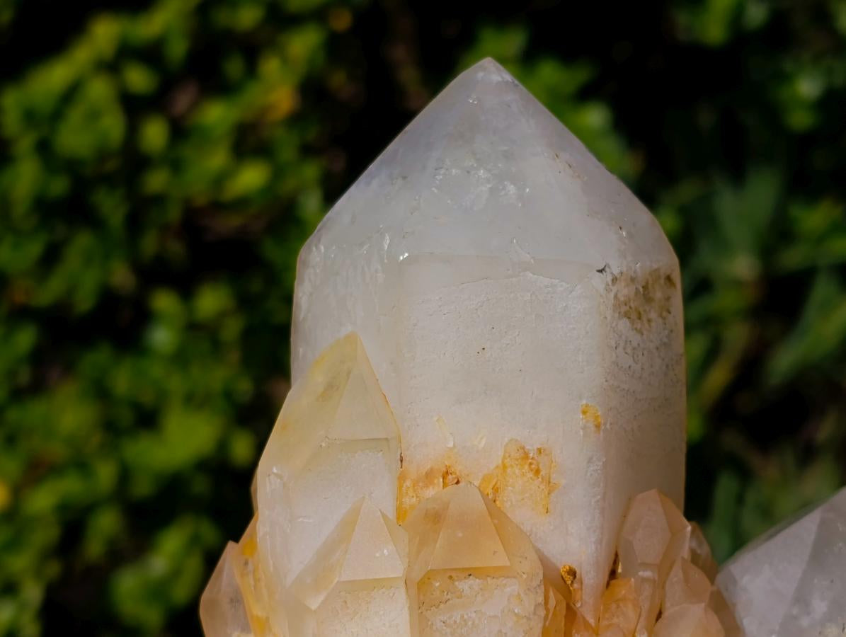 Polished and Natural Beautiful Well Balanced Perfect Candle Quartz Crystal Cluster x 1 From Antsirabe, Madagascar
