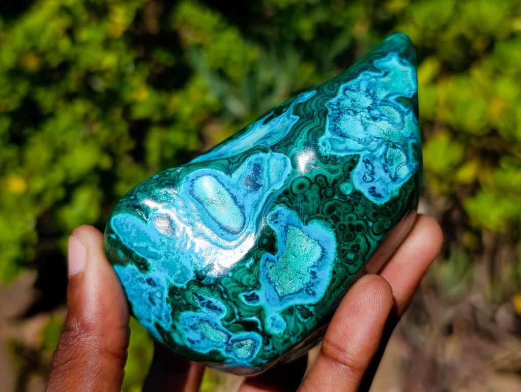 Polished Malacolla Display Free Form x 1 From Kulukuluku, Congo