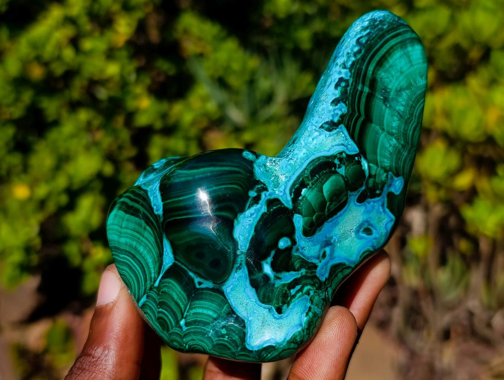 Polished Malacolla Display Free Form x 1 From Kulukuluku, Congo