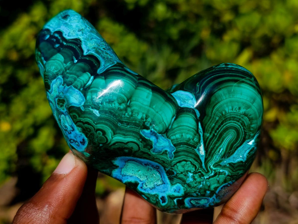 Polished Malacolla Display Free Form x 1 From Kulukuluku, Congo