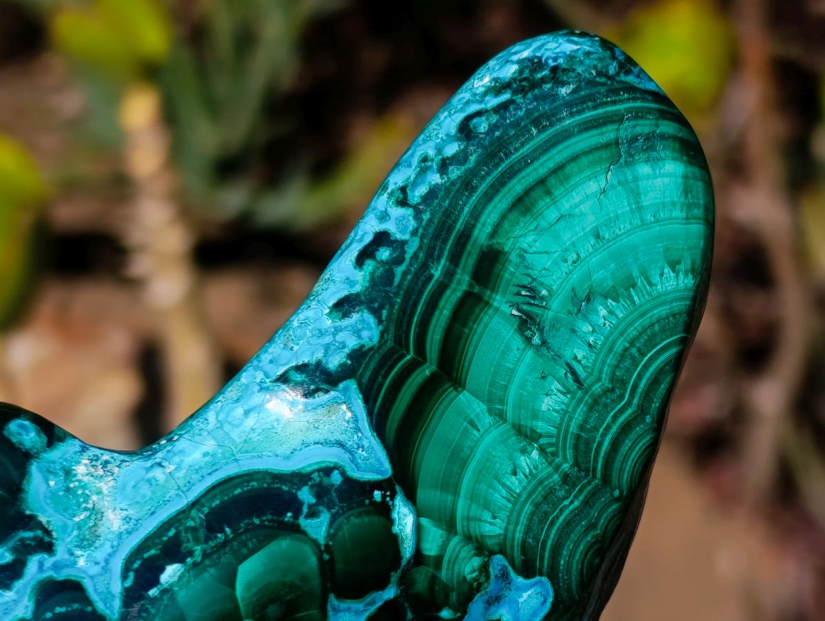 Polished Malacolla Display Free Form x 1 From Kulukuluku, Congo