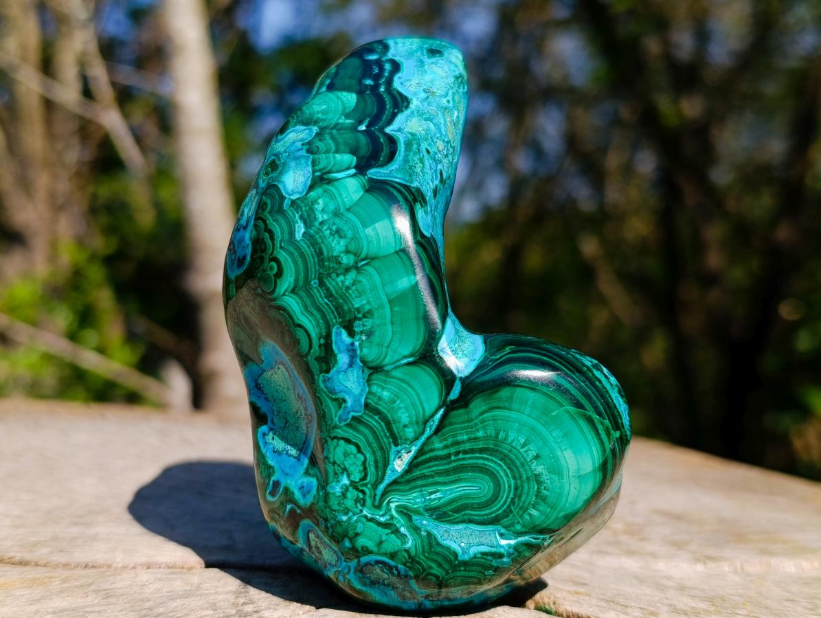 Polished Malacolla Display Free Form x 1 From Kulukuluku, Congo