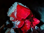 Natural Fluorescent Sceptre Quartz Coated Spearhead Calcite Pseudomorph Cluster x 1 From Albert's Mountain, Lesotho