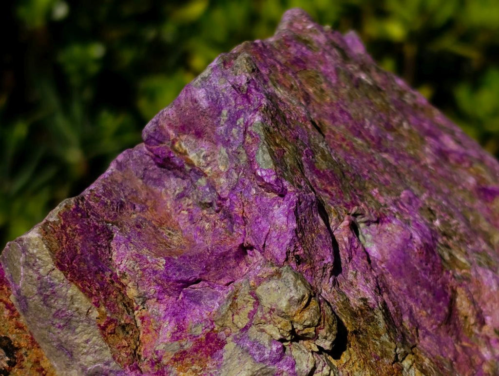 Natural Large Stichtite and Serpentine Rough Colourful Rare Specimen x 1 From Barberton, South Africa