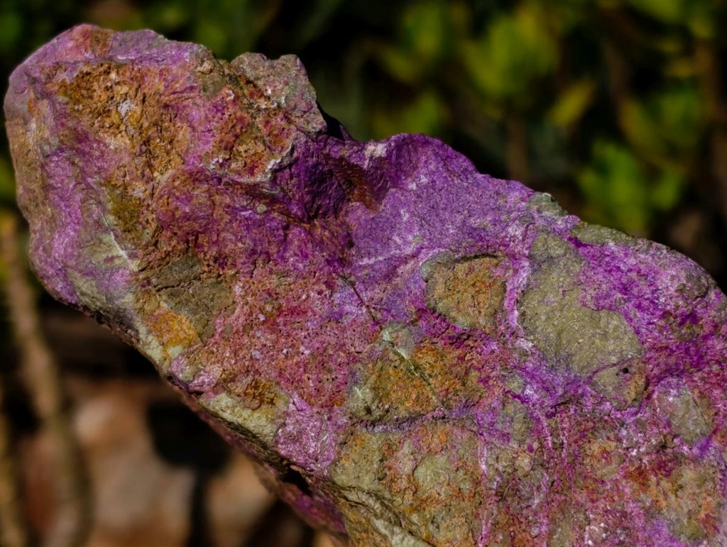 Natural Large Stichtite and Serpentine Rough Colourful Rare Specimen x 1 From Barberton, South Africa