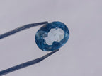 Polished Pair of Bright Sky Blue Aquamarine Faceted Stones x 1 From Erongo, Namibia
