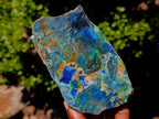 Polished One Side Kaokoveld Shattuckite Slice x 1 From Kaokoveld, Namibia