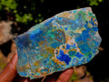 Polished One Side Kaokoveld Shattuckite Slice x 1 From Kaokoveld, Namibia