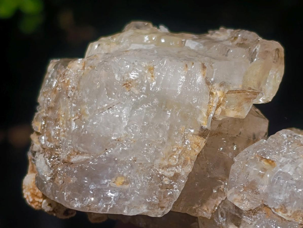Natural Highly Fluorescent Twin Stacked Rhombohedral Calcite Crystal Specimen x 1 From Albert's Mountain, Lesotho