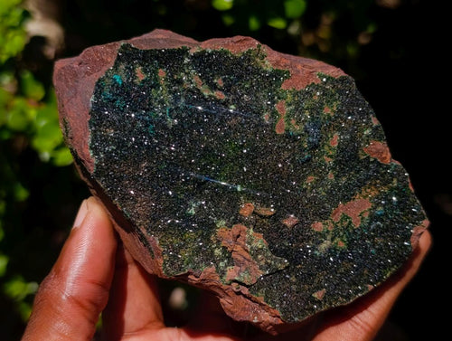 Natural Rare Libethenite Copper Phosphate Crystalline Specimen x 1 From Shituru, Congo
