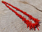 Hand Made Authentic Frangia Natural Red Coral Necklace x 1 From Italy