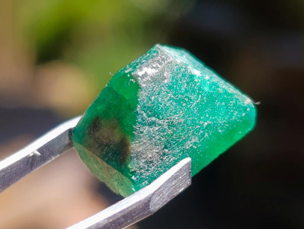 Natural Set of 5 16.41 Carat Sandawana Emerald Crystals x 1 From Sandawana, Zimbabwe