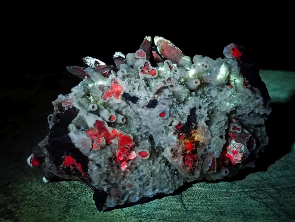 Natural Rare and Classic Lesotho Drusy Coated Spearhead Sceptre Calcite Specimen x 1 From Albert's Mountain, Lesotho