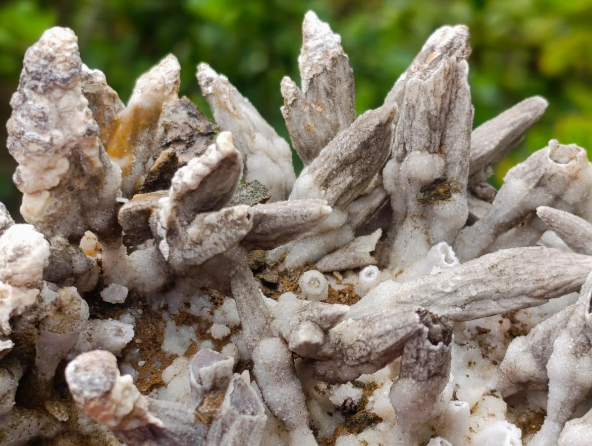 Natural Rare and Classic Lesotho Drusy Coated Spearhead Sceptre Calcite Specimen x 1 From Albert's Mountain, Lesotho