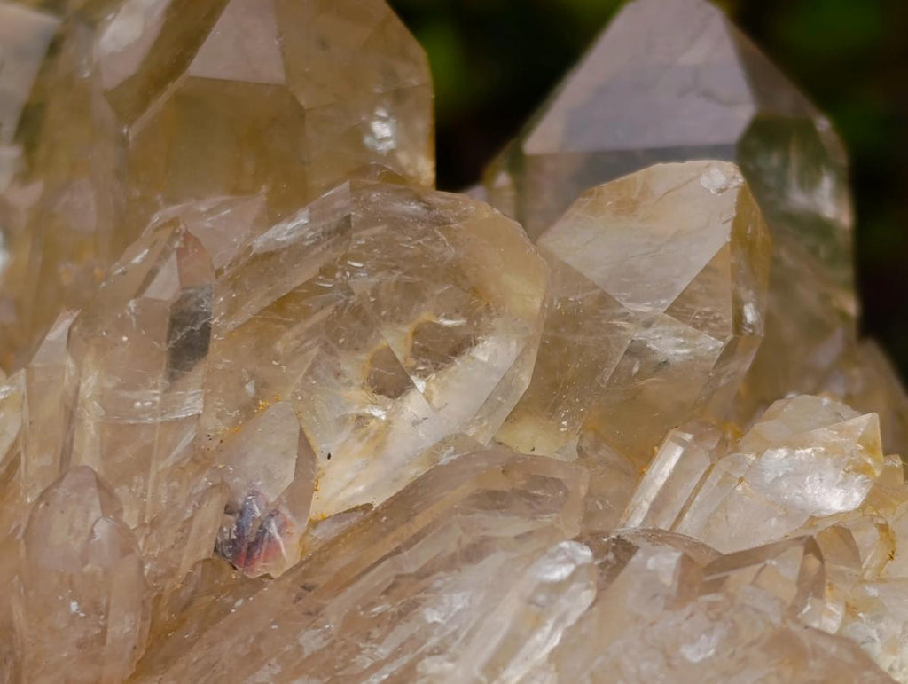 Natural Large Luena Pale Yellow Citrine Cascading Cluster x 1 From Luena, Congo