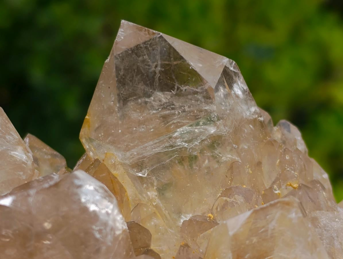 Natural Large Luena Pale Yellow Citrine Cascading Cluster x 1 From Luena, Congo