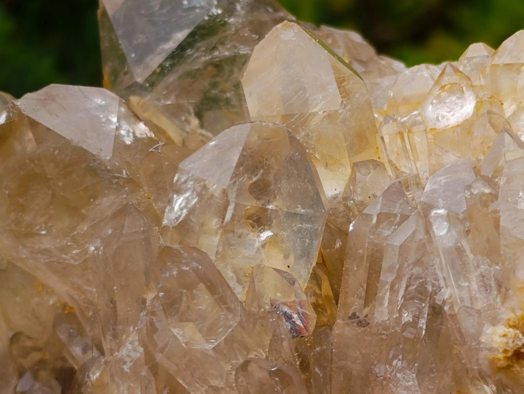 Natural Large Luena Pale Yellow Citrine Cascading Cluster x 1 From Luena, Congo