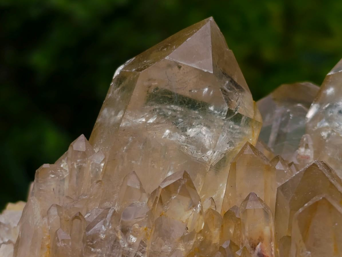 Natural Large Luena Pale Yellow Citrine Cascading Cluster x 1 From Luena, Congo