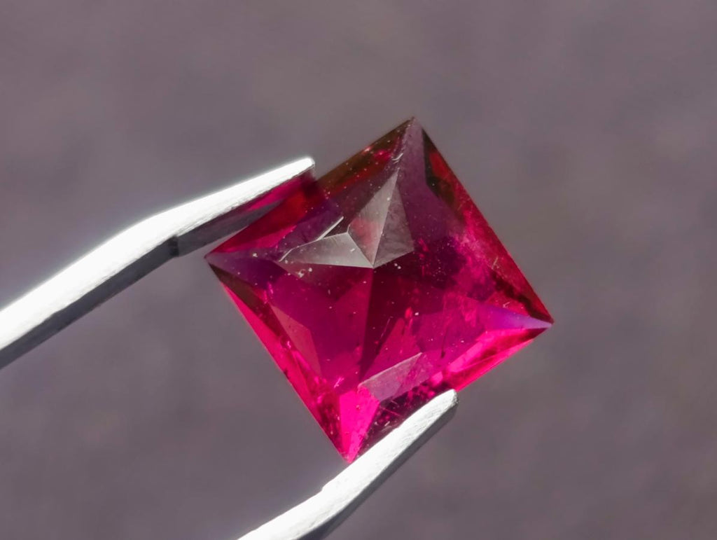 Polished Premium Grade Hot Pink Rubellite Tourmaline Faceted Stone x 1 From Karibib, Namibia