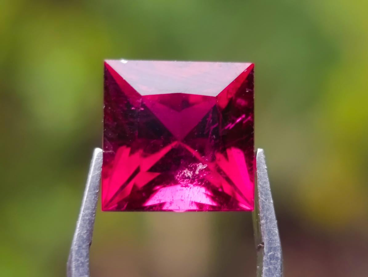 Polished Premium Grade Hot Pink Rubellite Tourmaline Faceted Stone x 1 From Karibib, Namibia