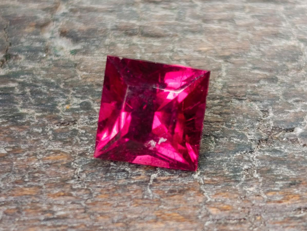 Polished Premium Grade Hot Pink Rubellite Tourmaline Faceted Stone x 1 From Karibib, Namibia
