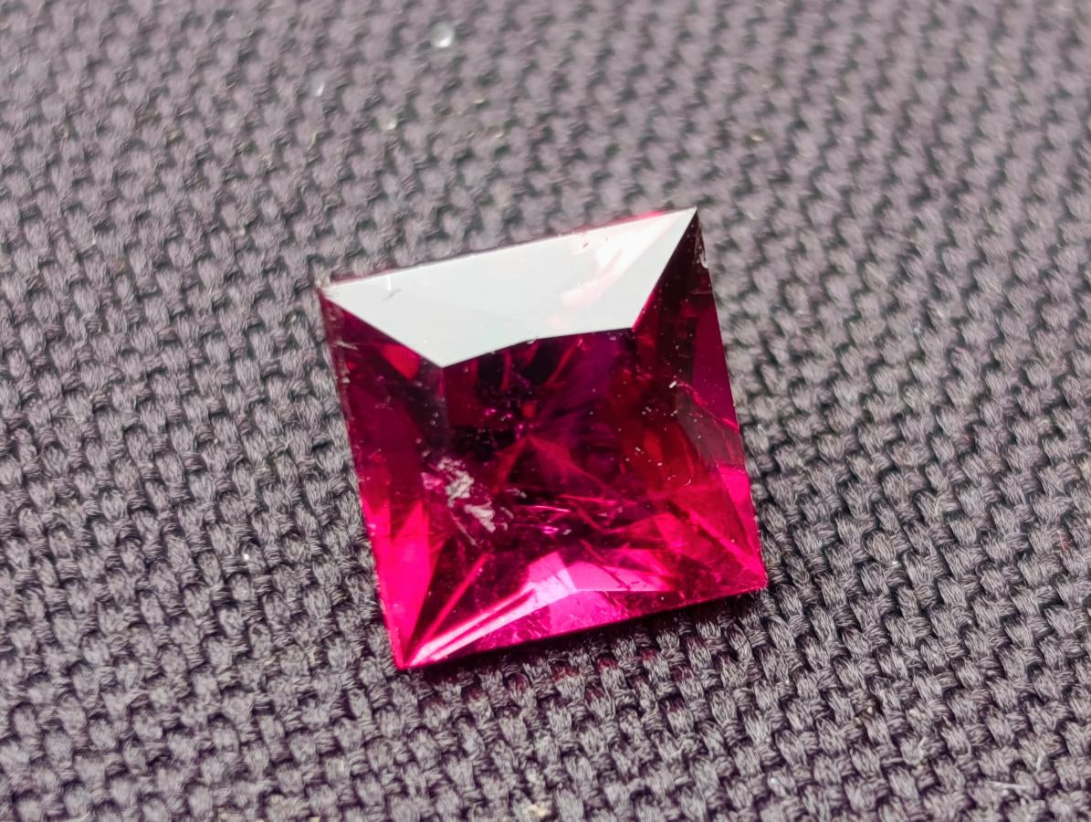 Polished Premium Grade Hot Pink Rubellite Tourmaline Faceted Stone x 1 From Karibib, Namibia
