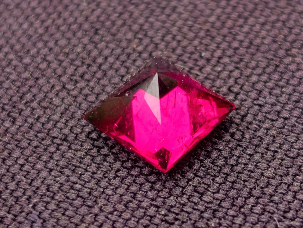 Polished Premium Grade Hot Pink Rubellite Tourmaline Faceted Stone x 1 From Karibib, Namibia