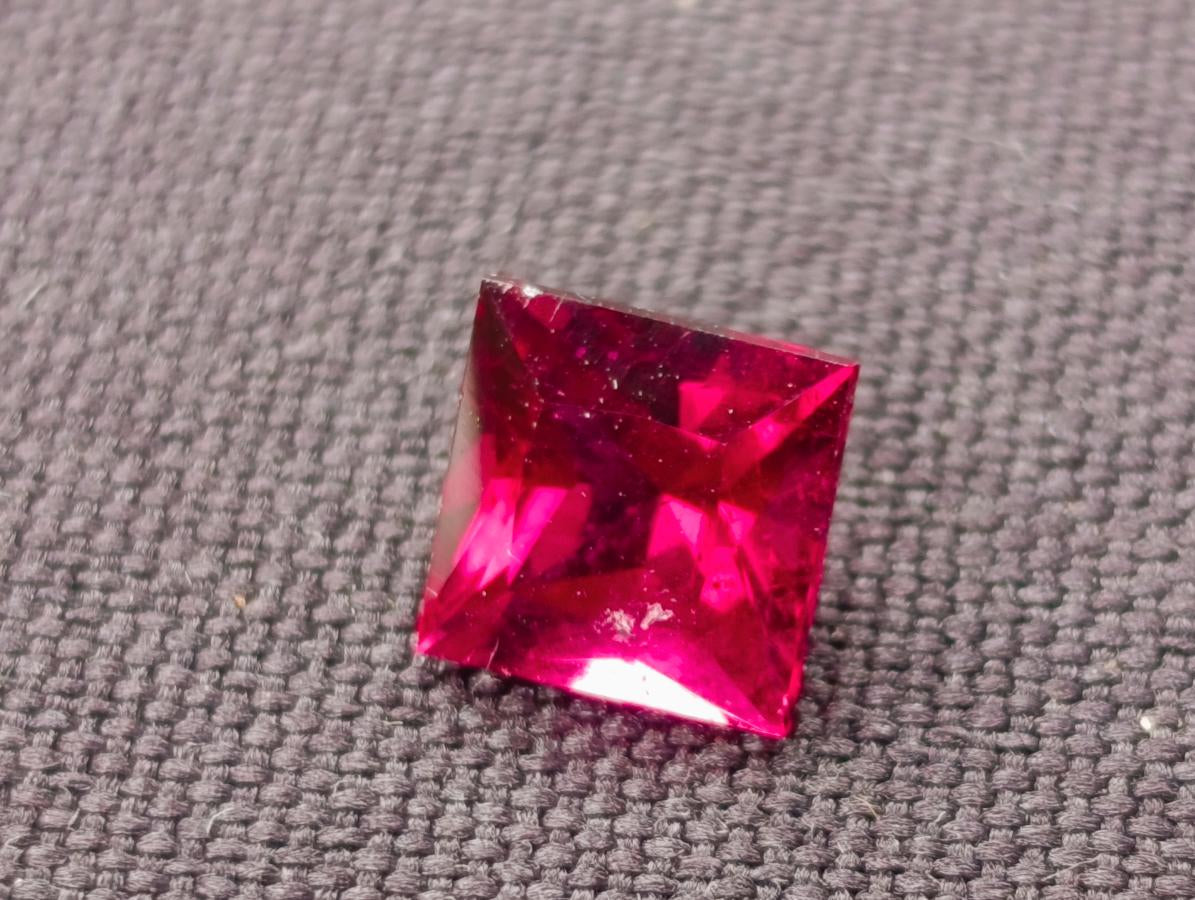 Polished Premium Grade Hot Pink Rubellite Tourmaline Faceted Stone x 1 From Karibib, Namibia