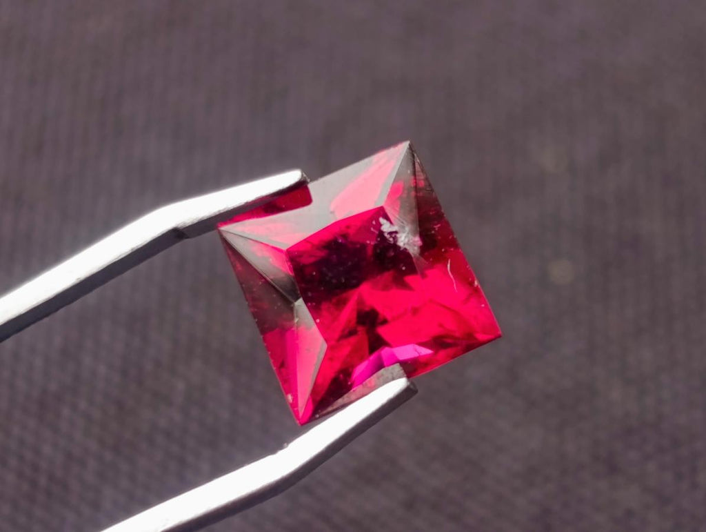 Polished Premium Grade Hot Pink Rubellite Tourmaline Faceted Stone x 1 From Karibib, Namibia