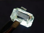 Polished Faceted Triphane Spodumene Green Hiddenite Stone x 1 From Afghanistan
