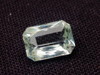 Polished Faceted Triphane Spodumene Green Hiddenite Stone x 1 From Afghanistan