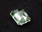 Polished Faceted Triphane Spodumene Green Hiddenite Stone x 1 From Afghanistan