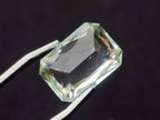 Polished Faceted Triphane Spodumene Green Hiddenite Stone x 1 From Afghanistan