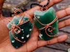 Hand Made Emerald Chrome Mtorolite Chrysoprase Copper Art Necklace - Sold Per Piece - From Zimbabwe