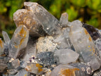 Natural Multi Directional Erongo Mountain Smokey Quartz Cluster with Foitite, Fluorite and Hyalite x 1 From Erongo, Namibia