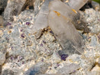 Natural Multi Directional Erongo Mountain Smokey Quartz Cluster with Foitite, Fluorite and Hyalite x 1 From Erongo, Namibia
