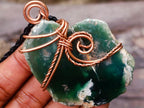 Hand Made Emerald Chrome Mtorolite Chrysoprase Copper Art Necklace - Sold Per Piece - From Zimbabwe