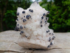 Natural Groovy Spikey Black Tipped Madagascar Candle Quartz Crystal Cluster x 1 From Antsirabe, Madagascar