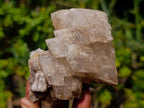 Natural Highly Fluorescent Stacked Lesotho Calcite Rhombohedral Crystal Cluster x 1 From Albert's Mountain, Lesotho