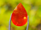 Polished Bright Orange Spessartite Garnet Pear Cut Cabochon x 1 From Sperrgebiet, Namibia