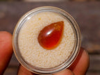 Polished Bright Orange Spessartite Garnet Pear Cut Cabochon x 1 From Sperrgebiet, Namibia