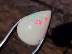 Polished Pear Shaped Hydrophane Opal Cabochon x 1 From Welo, Ethiopia