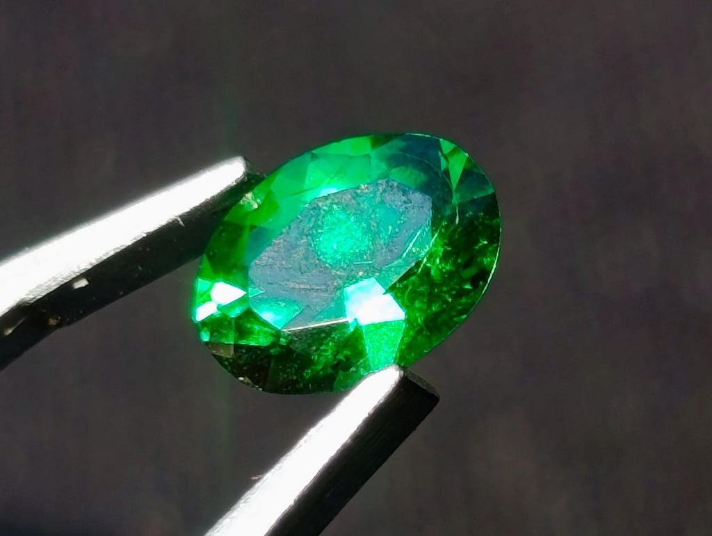 Polished Dazzlingly Bright Sandawana Faceted Emerald Stone x 1 From Sandawana, Zimbabwe