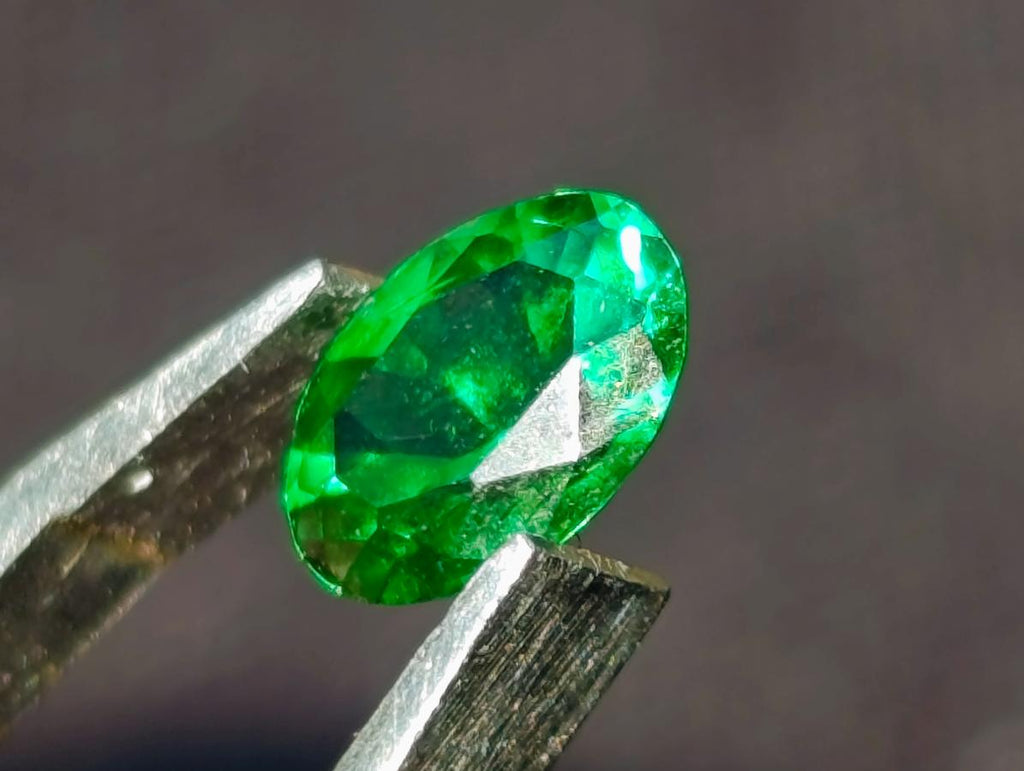 Polished Dazzlingly Bright Sandawana Faceted Emerald Stone x 1 From Sandawana, Zimbabwe