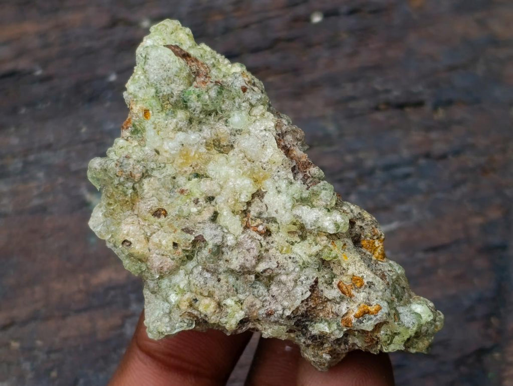 Polished and Natural Mixed Set of 20 African Minerals Crystals and Fossil in a Wooden Display Box x 1 From Southern Africa