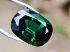 Polished Verdelite Green Tourmaline Cushion Cut Faceted Gemstone x 1 From Karibib, Namibia