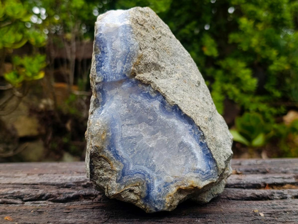 Natural Large Malawi Blue Lace Agate Specimen x 1 From Nsanje, Malawi